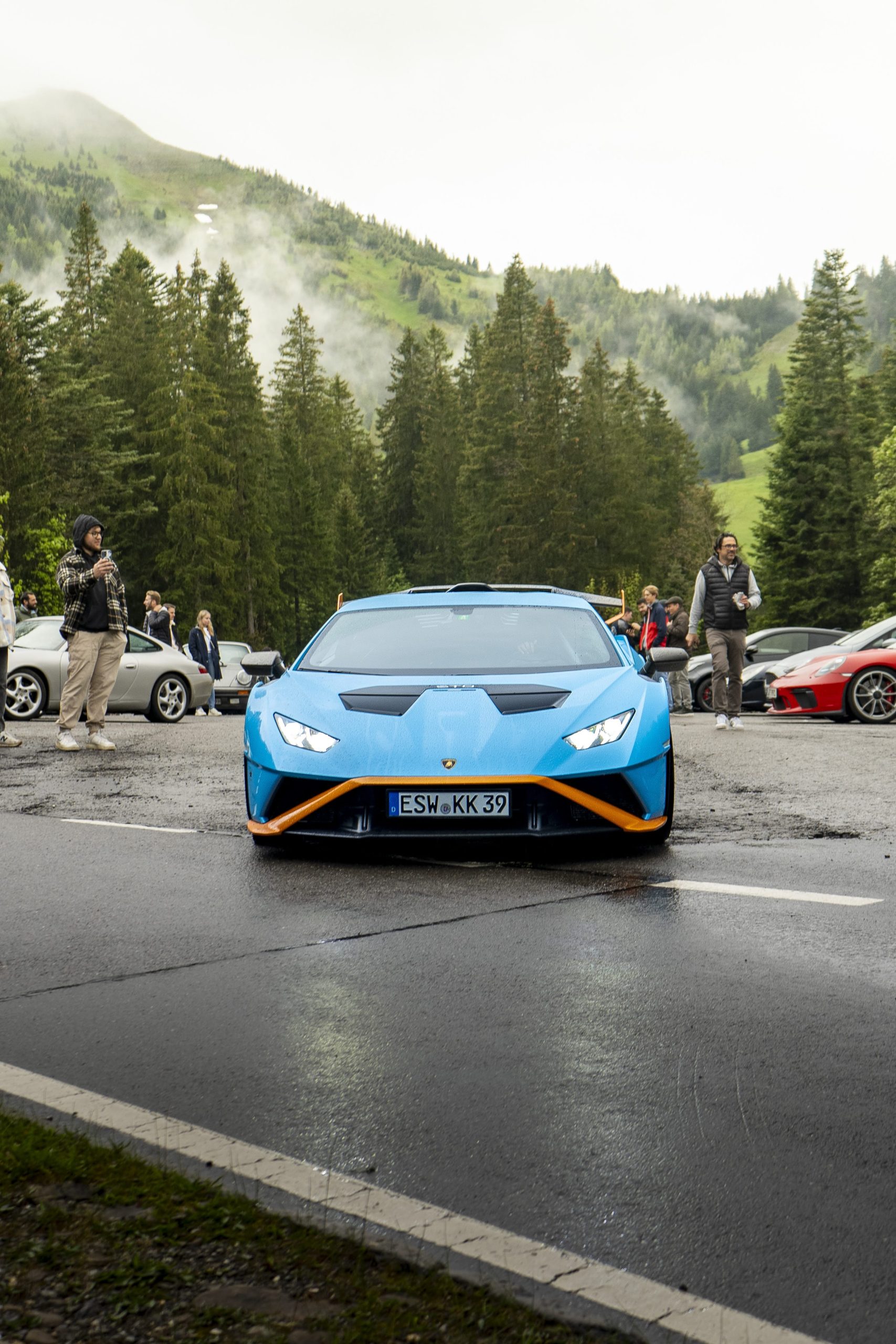 Photograph from the Cars, Coffee and Cows meet in Obwalden